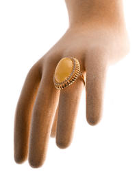 Серебряное кольцо с бриллиантами и фианитами.