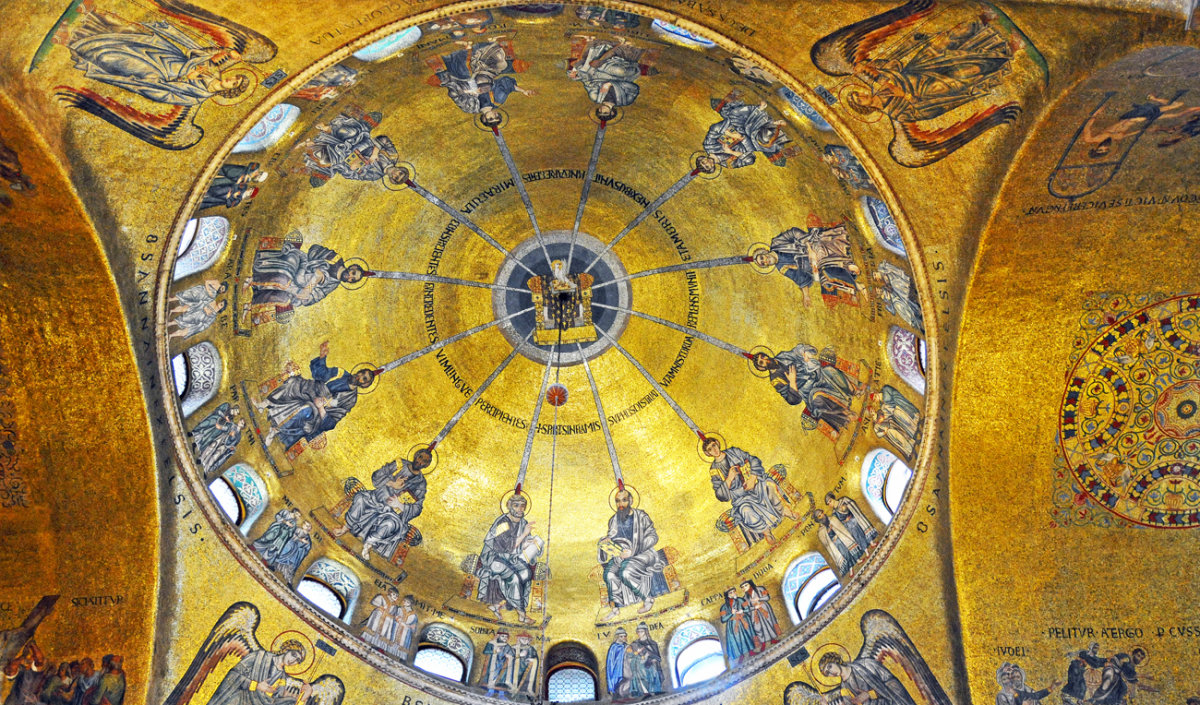 Купол Сошествия Святого Духа собора св. Марка в Венеции