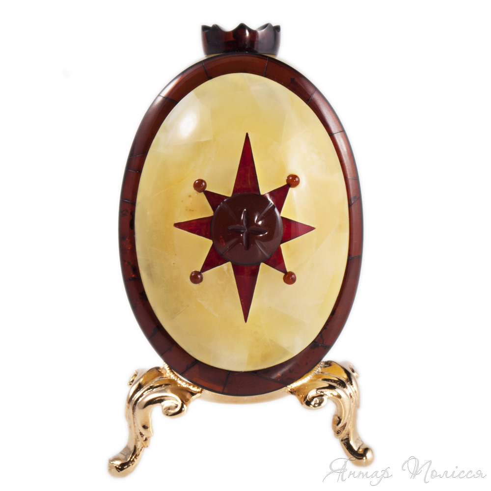 Яйцо Фаберже: ювелирные изделия из янтаря