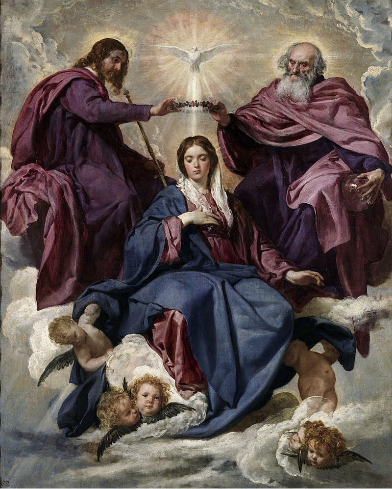 «Коронование девы Марии» Диего Веласкес