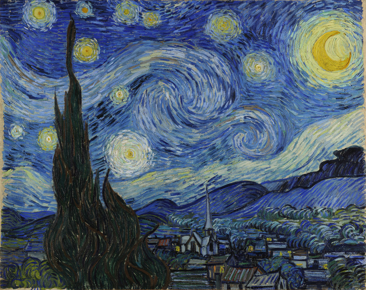 Звёздная ночь - ван Гог
