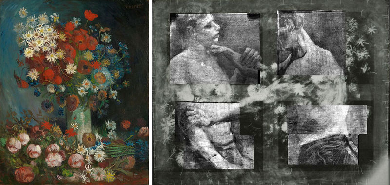 Луг с цветами и розами Винсент ван Гог
