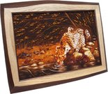 Panel “Leopard by the water”