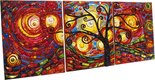 Semi-volume triptych “Tree of Happiness”