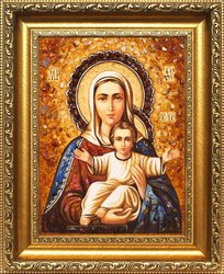 Icon of the Mother of God “I am with you, and no one else is like you” (Leushinskaya)