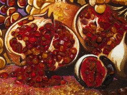 "Figs, Pomegranates, Grapes and a Copper Plate" (George Henry Hall)