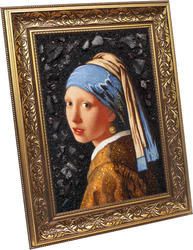 Portrait "Girl with a Pearl Earring" (Jannes Vermeer)