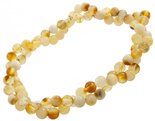 Bracelet made of small amber beads