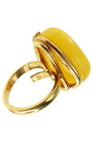 Silver ring with gold plated "Lorian"