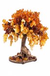 Декоративное янтарное дерево-бонсай