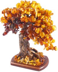 Янтарне дерево-бонсай