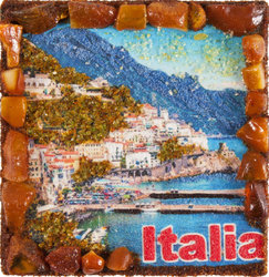 Souvenir magnet “Landscapes in Italy”