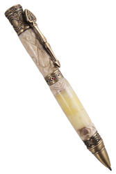 Pen decorated with amber SUV001035-001