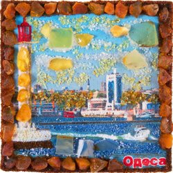 Souvenir magnet “Landscapes in Odessa”