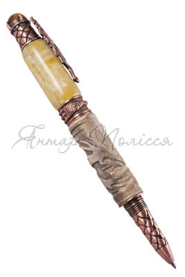 Pen decorated with amber SUV001047-001