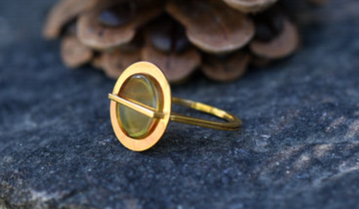 amber ring