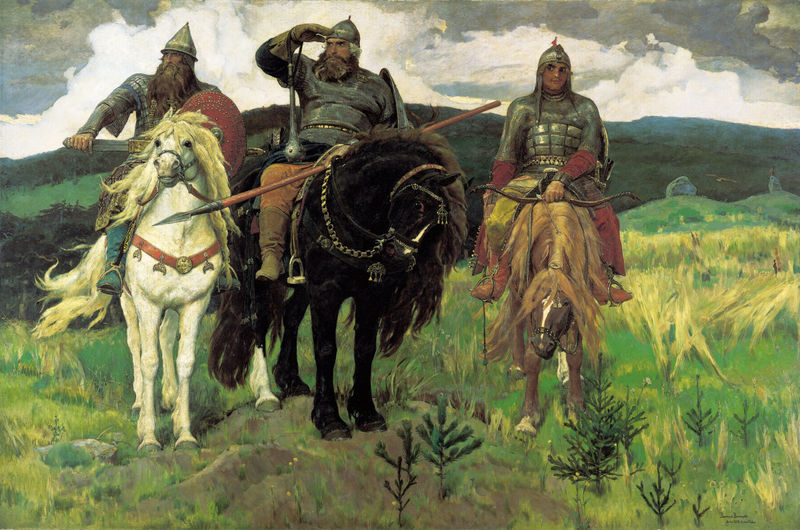 «Три богатирі» картина Васнєцова в хорошій якості