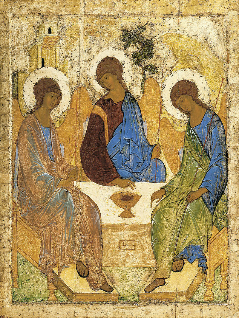 Ікона «Свята Трійця» Андрій Рубльов