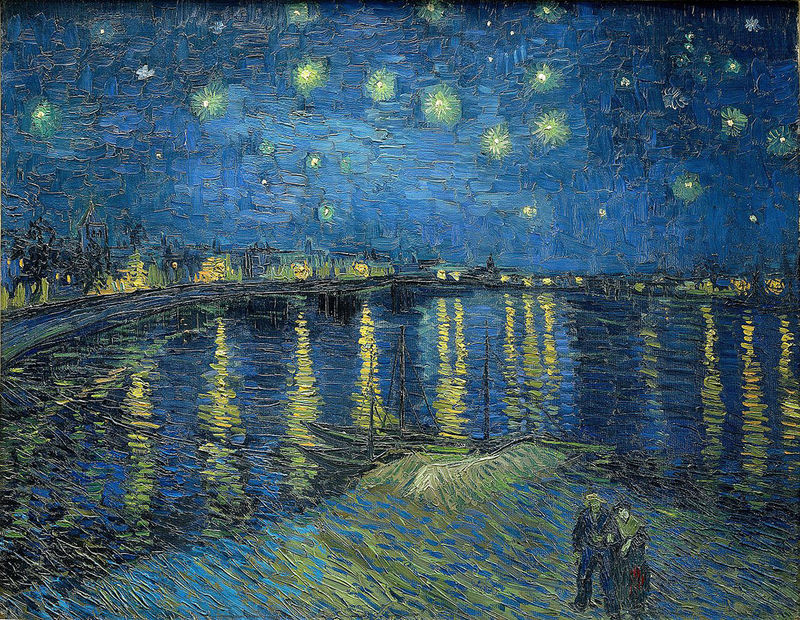 Ван Гог «Зоряна ніч над Роною