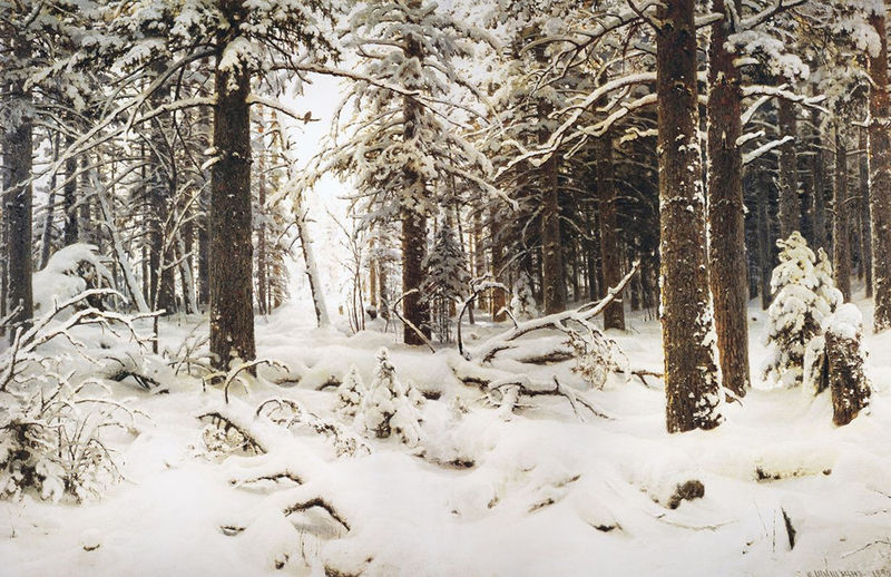 Картина «Зима» Шишкіна