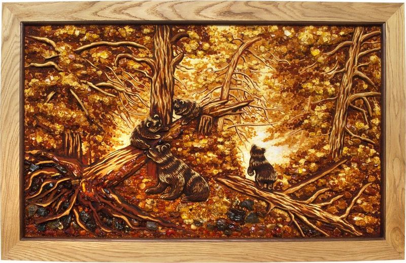 Картина «Утро в сосновом лесу» Шишкина