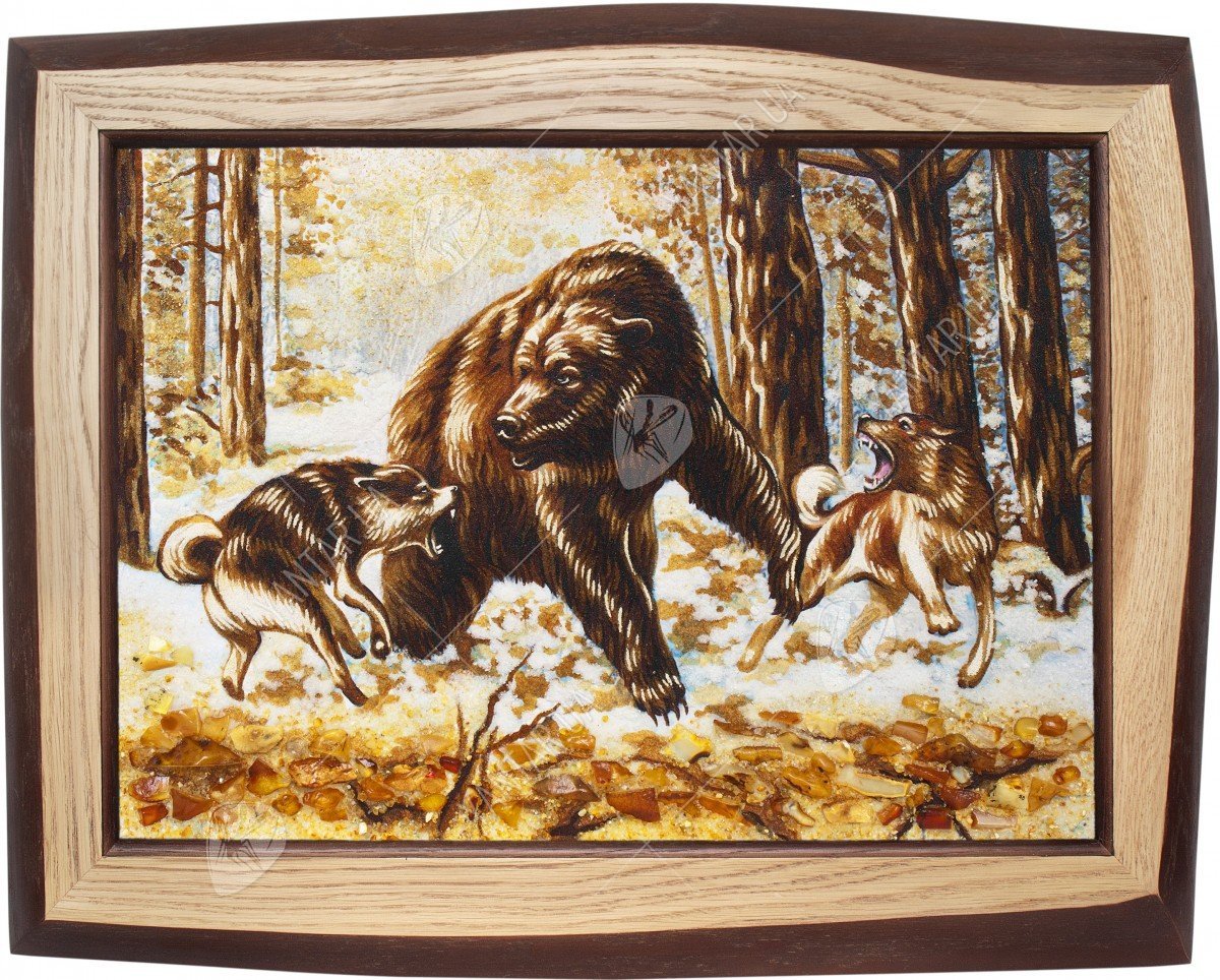 Картина «Охота на медведя»