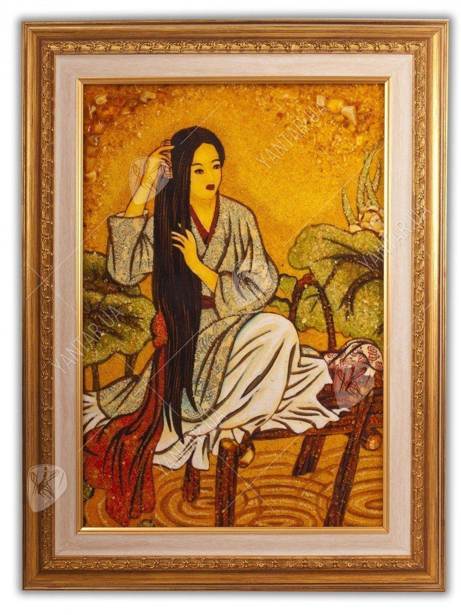 油畫“女孩” Пн-02 (восточная живопись)