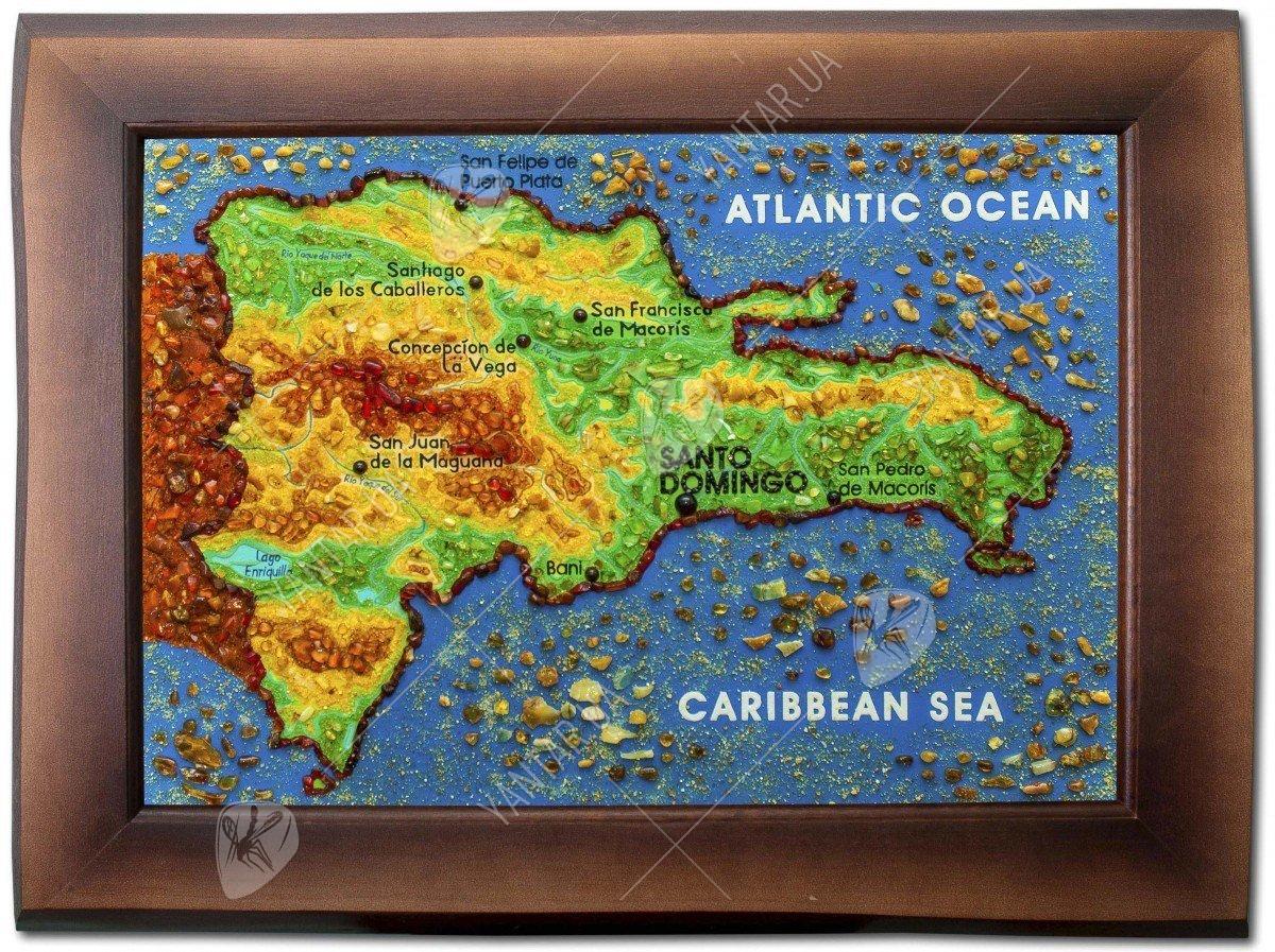 Карта: Домініканська Республіка