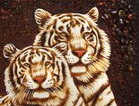 Панно «Білі тигри»