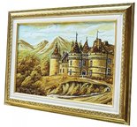 Panel “Castle-fortress in the mountains”