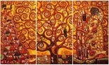Объемный триптих «Ожидание - Древо жизни - Поцелуй» (Густав Климт)