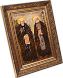 Venerable Sergius of Radonezh and Seraphim of Sarov