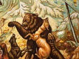 Панно «Полювання на ведмедя»