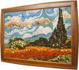 Картина «Пшеничное поле с кипарисом» (Винсент ван Гог)