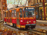 Панно «Львовский трамвай»