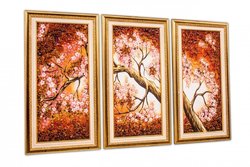 Triptych “Cherry tree”