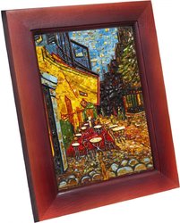 Volumetric panel “Terrace of a night cafe in Arles” (Vincent van Gogh)