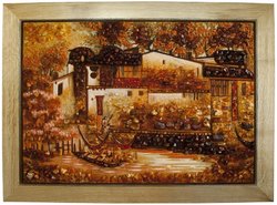 Panel “Chinese landscape painting”