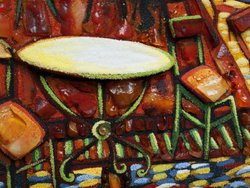Об'ємний триптих «Тераса нічного кафе в Арлі» (Вінсент ван Гог)