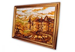 Three-dimensional painting “Castle-fortress in the mountains”