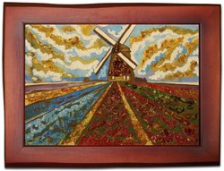 Panel "Tulip fields of Holland"