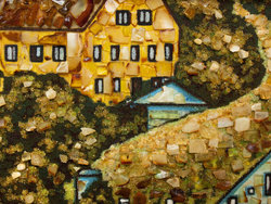Painting “House in an Austrian commune: Unterach am Attersee” (Gustav Klimt)