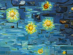 Panel “Starry Night over the Rhone” (Vincent van Gogh)