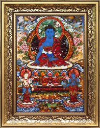 Панно «Будда Медицини» Бхайшаджья-гуру Вандурья