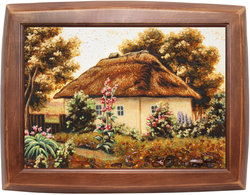 Landscape “Ukrainian hut”