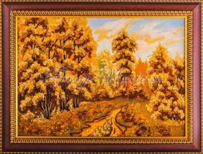 Пейзаж «Нежная осень»
