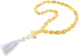 Orthodox rosary made of polished amber