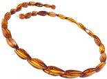 Amber bead necklace Нп-67