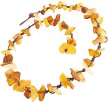 Amber bead necklace Нш-55