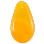 Amber polished pendant in rich honey color